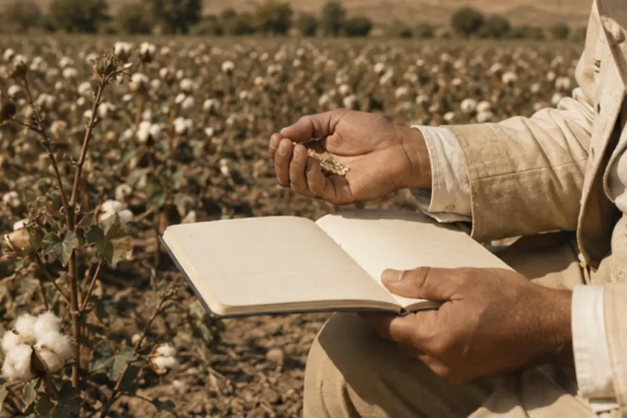 Reconstrucción editorial de la introducción de semilla Pima en un campo del Bajo Piura en 1922