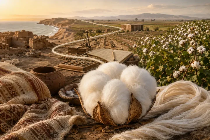 El viaje histórico de Gossypium barbadense desde su raíz peruana hasta el Pima moderno y su llegada a Piura