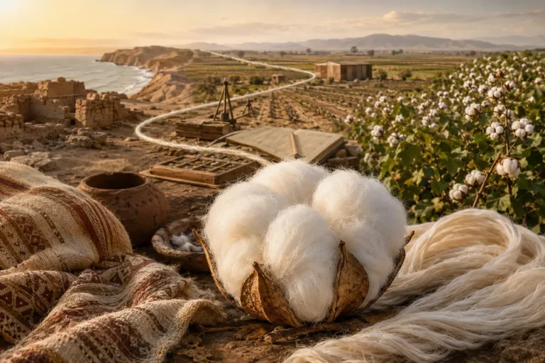 El viaje histórico de Gossypium barbadense desde su raíz peruana hasta el Pima moderno y su llegada a Piura